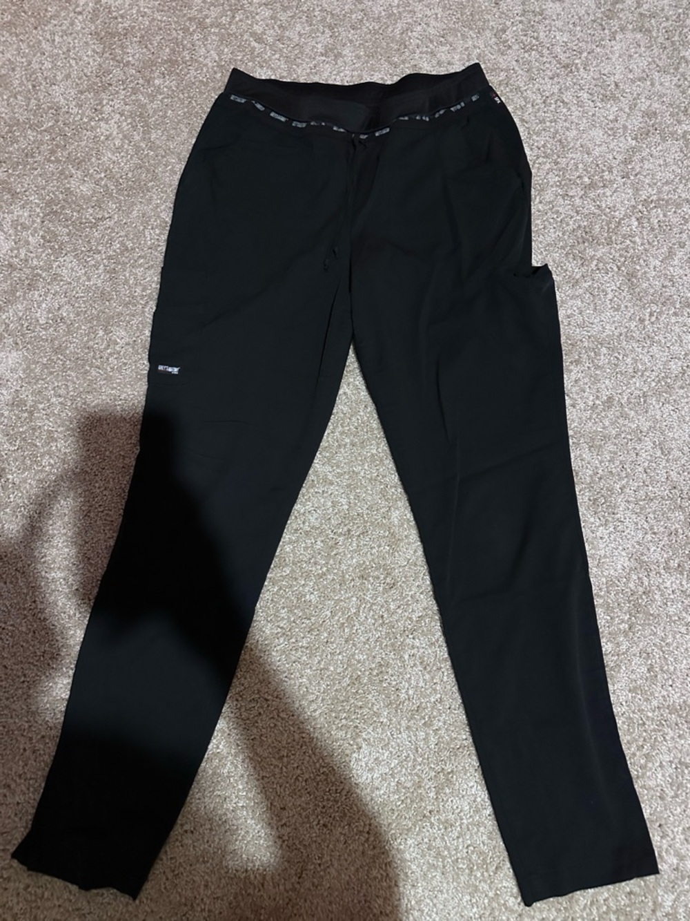 Grey's Anatomy Black Stretch Scrub Pants
